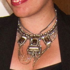 EUC: Fiona Paxton Beaded Statement Bib Necklace